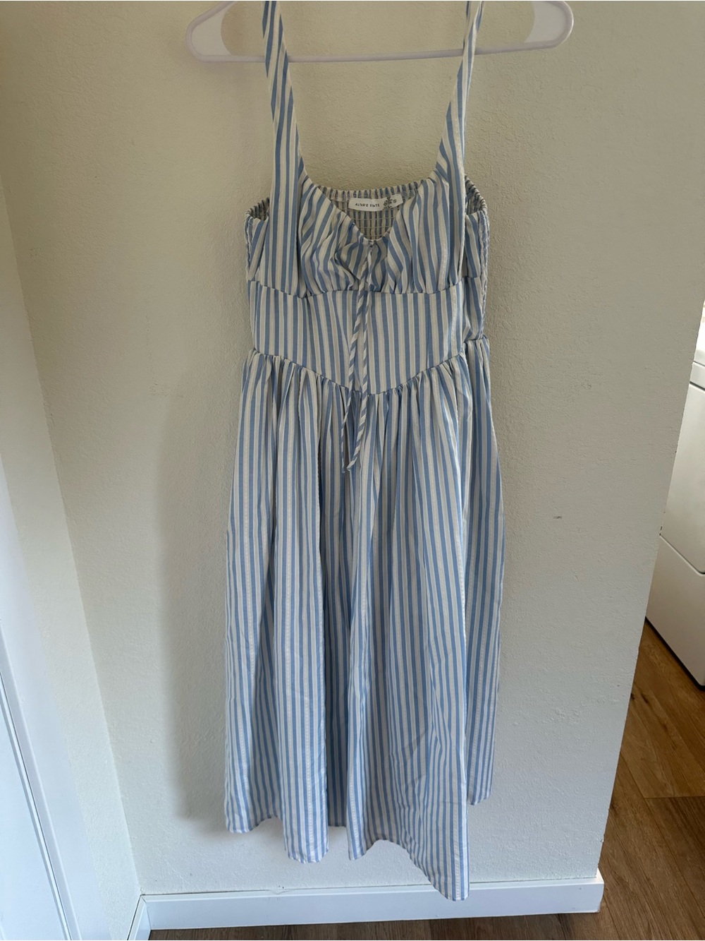 Altar'd State Light Blue and White Striped Girls' Sundress
